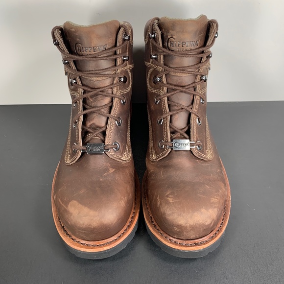 Chippewa Bolville 6 Inch Waterproof Nano Composite Toe Work Boot Mens 8 D - Picture 2 of 12